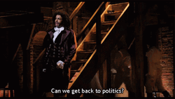 Politics Hamilton Broadway