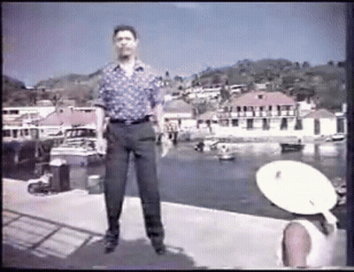 Polka Dot Shirt Man With White Hat Woman GIF