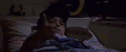 Poltergeist Scared Robbie Freeling Finger Gun GIF