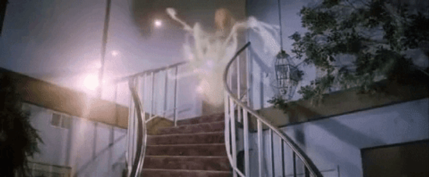 Poltergeist Spirit Moving Down The Stairs GIF
