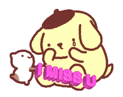 Pompompurin Crying I Miss You GIF