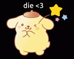 Pompompurin Cute Die Wink GIF