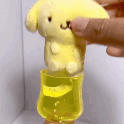 Pompompurin Cute Soda Toy  GIF
