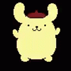 Pompompurin Pixel Cute Jump GIF