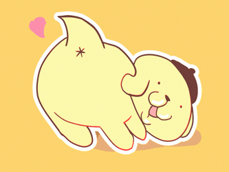 Pompompurin Sanrio GIF