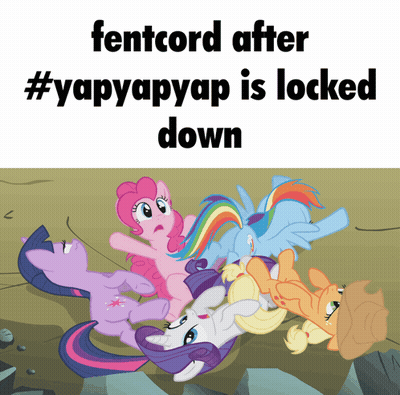 Ponies Laying On Ground Fentcord GIF