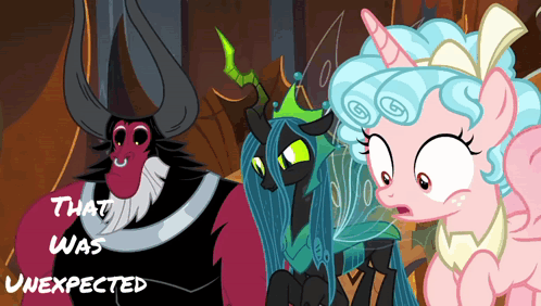 Ponies With That Was Unexpected GIF