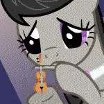 Pony Playing Smallest Violin GIF
