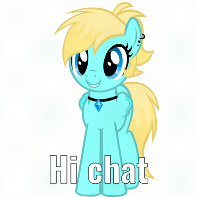 Pony Saying Hi Chat GIF