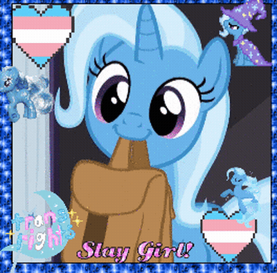 Pony Saying Stay Girl GIF