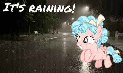 Pony With It Rains GIF