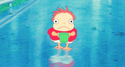 Ponyo Sprinting GIF