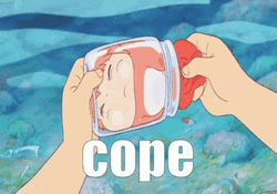 Ponyo Trapped In Jar GIF