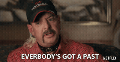 Ponytail Hat Man Everybody's Got A Past Netflix GIF