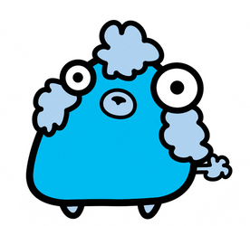 Poodle Blue Eyes Blinking GIF