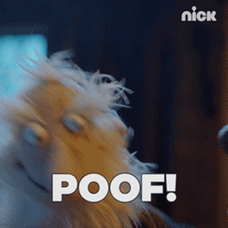 Poof Smoke Vanish Laugh GIF