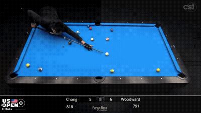 Pool Game At US Open E-Ball GIF