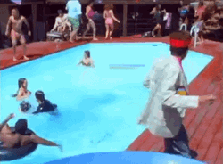 Pool Party Happy Dancing  GIF