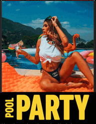 Pool Party Pocah Singing GIF