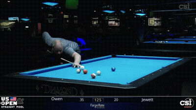 Pool Table With Blue Cloth Diamond GIF