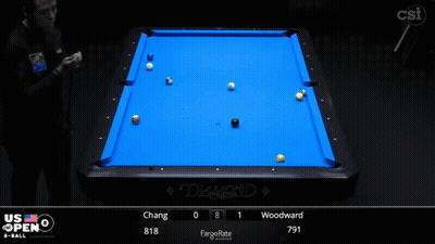 Pool Table With CSI Logo GIF