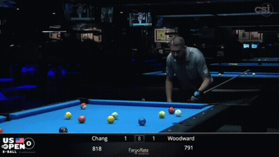 Pool Table With CSI Logo GIF