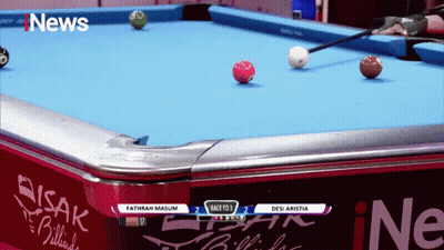Pool Table With News Sign GIF