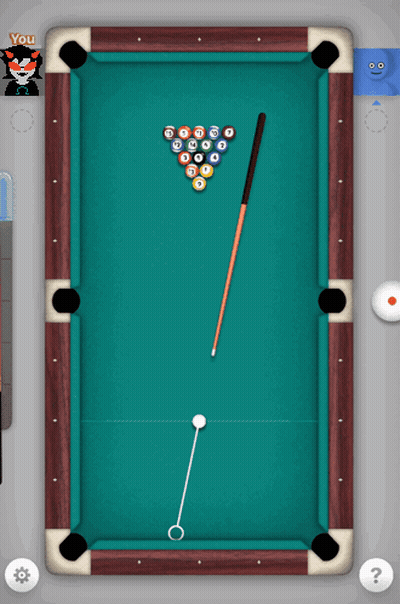 Pool Table With Word You GIF