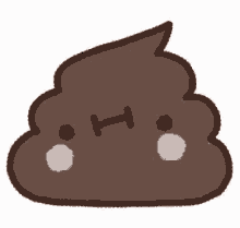 Poop Emoji With Cute Face