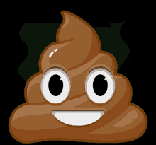 Poop Emoji With Flying Insect