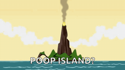 Poop Island GIF