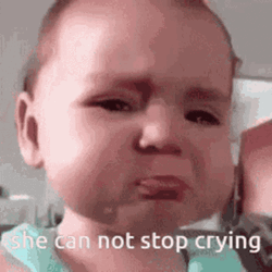 Poor Baby Can't Stop Sobbing  GIF