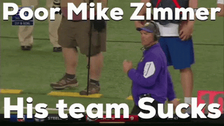 Poor Big Mike Zimmer GIF