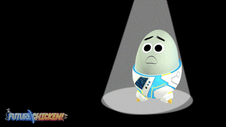 Poor Egg Experiencing Trauma GIF