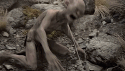 Poor Smeagol Trapped Alone  GIF