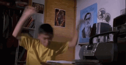 Pootie Tang Kid Wiggling Both Hands Up In Air GIF
