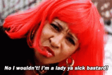 Pootie Tang Red Hair I'm A Lady GIF