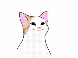 Pop Cat Oatmeal Happy Animation