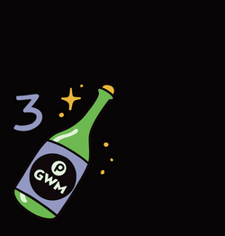 Pop Champagne Animated Bottle GIF