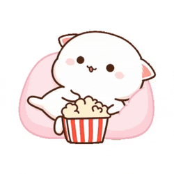 Popcorn Happiness GIF