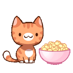 Popcorn Popcorn Eating Sticker GIF
