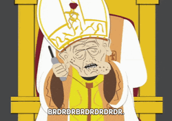 Pope John Paul II Mobile South Park GIF