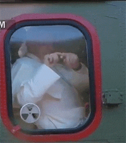 Pope Mobile Pope Francis Heart Gesture GIF
