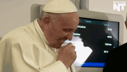 Pope Mobile Pope Francis Laughing GIF