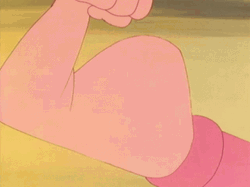 Popeye Muscle Bull Kick GIF