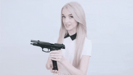 Poppy Loading And Clicking Gun GIF