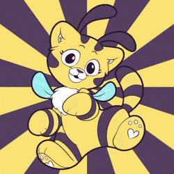 Poppy Playtime Adorable Cat Bee GIF