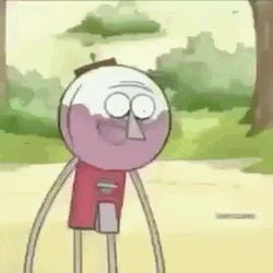 Pops Exploding Regular Show GIF