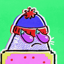 Poptart Cat Headpiece Clips GIF