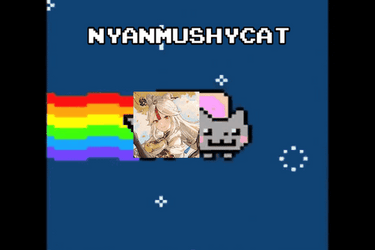 Poptart Cat Ningguang Genshin GIF